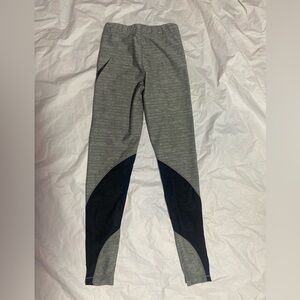 Nike Kids Gray and Black Leggings